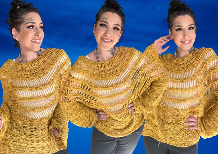 Häkelanleitung Pulli "BANANA"