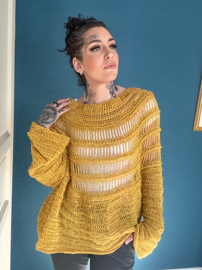 Häkelanleitung Pulli "BANANA"