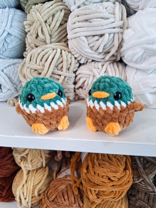 Mini Ente Häkelanleitung - anfängerfreundlich