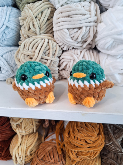 Mini Ente Häkelanleitung - anfängerfreundlich