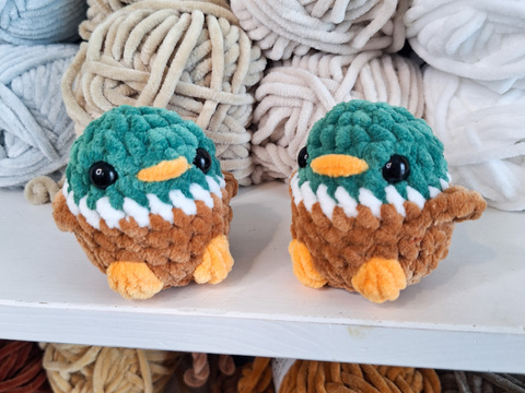 Mini Ente Häkelanleitung - anfängerfreundlich