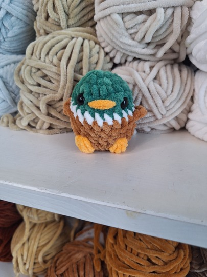 Mini Ente Häkelanleitung - anfängerfreundlich