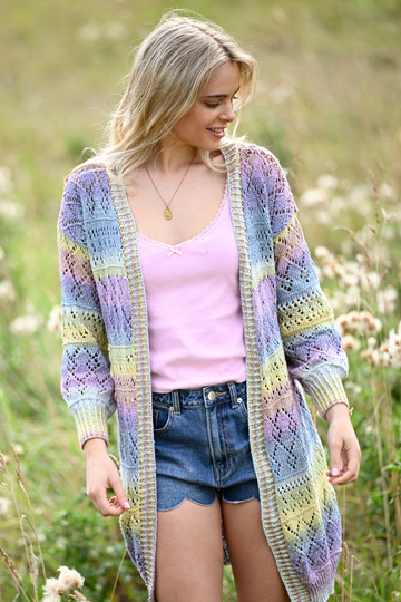 Lange Ajourjacke (9601361_01)