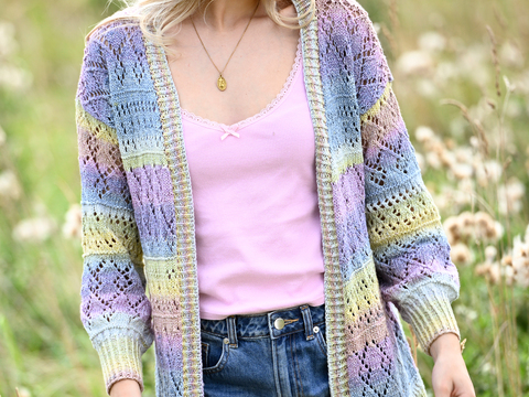 Lange Ajourjacke (9601361_01)