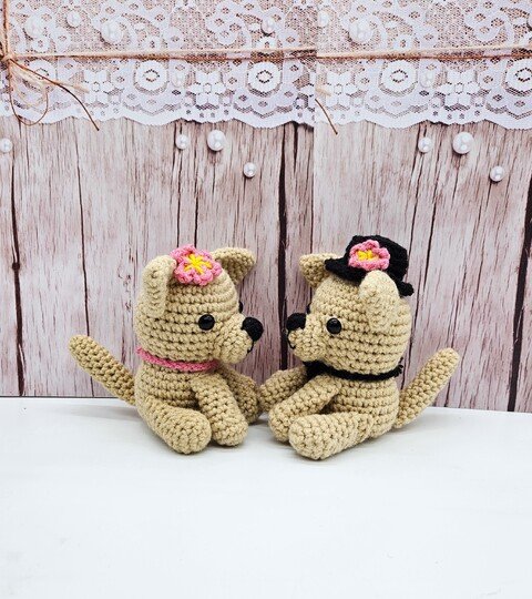 Chihuahua Couple- Crochet Pattern- English