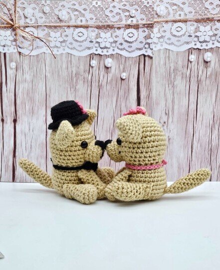 Chihuahua Couple- Crochet Pattern- English