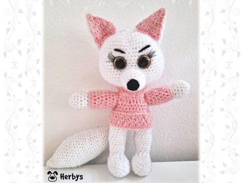 Häkelanleitung Polarfuchs "Rosi"