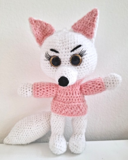 Häkelanleitung Polarfuchs "Rosi"