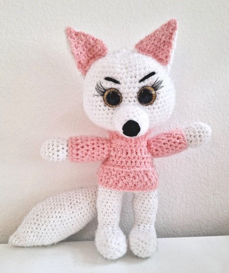 Häkelanleitung Polarfuchs "Rosi"