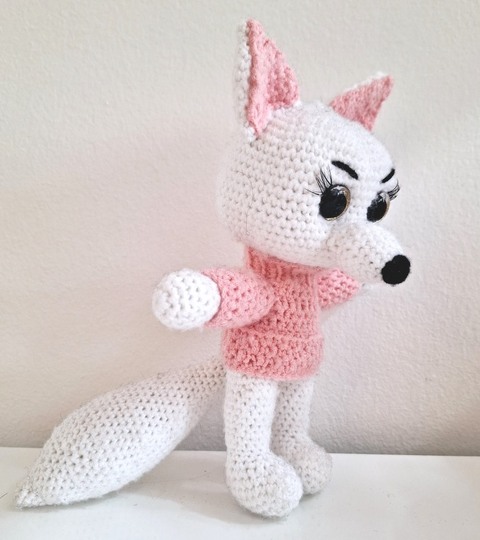 Häkelanleitung Polarfuchs "Rosi"