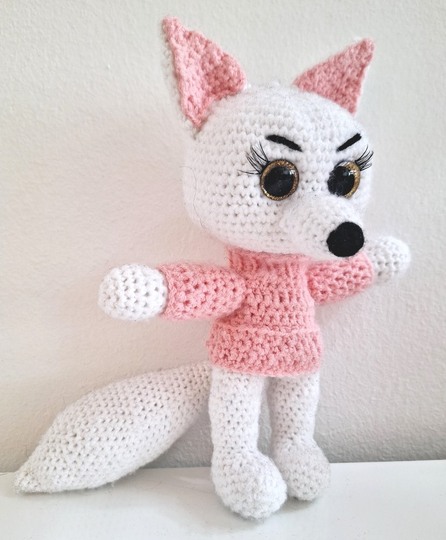 Häkelanleitung Polarfuchs "Rosi"