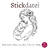 Stickdatei Mama Mutter mit Baby Konturstickdatei mit ITH Mutterpass