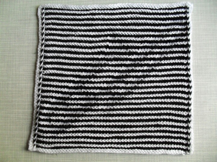 Musik - Posaune in Schattenstricktechnik mit dem besonderen Rand