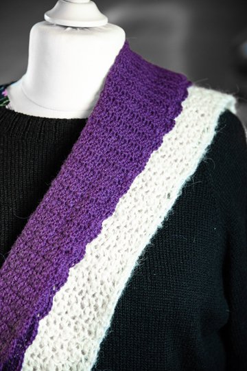 MOUNTAIN PHLOX mini scarf to scarf