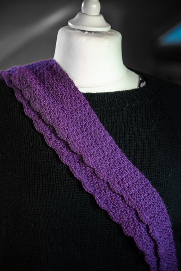 MOUNTAIN PHLOX mini scarf to scarf
