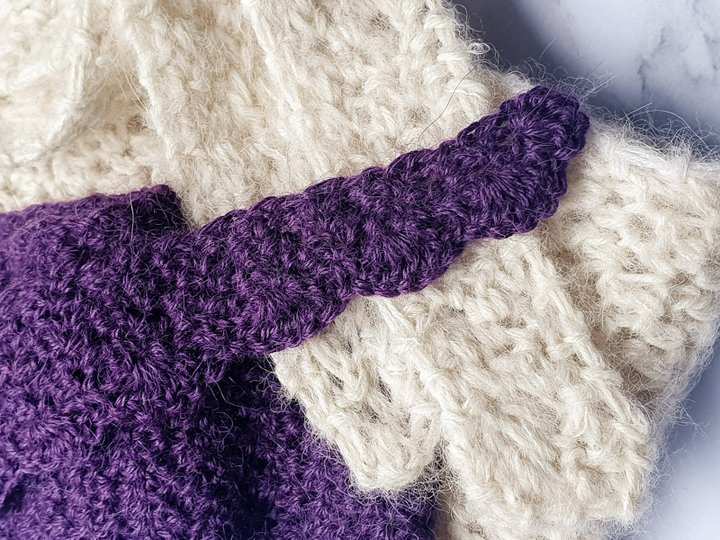 MOUNTAIN PHLOX mini scarf to scarf