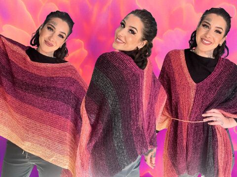 Häkelanleitung Double-Trouble-Shirt "DARK BERRY"