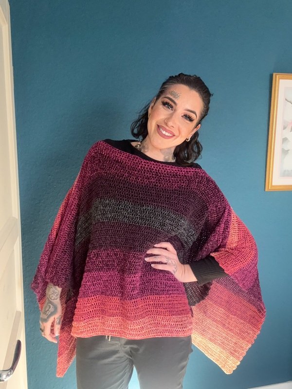 Häkelanleitung Double-Trouble-Shirt "DARK BERRY" - Bild 2