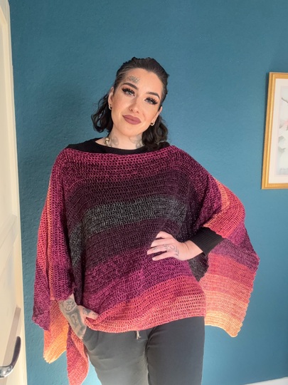 Häkelanleitung Double-Trouble-Shirt "DARK BERRY"