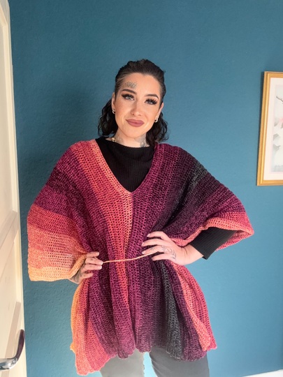 Häkelanleitung Double-Trouble-Shirt "DARK BERRY"