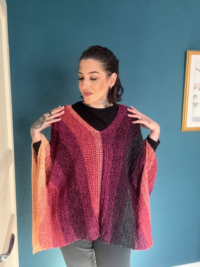 Häkelanleitung Double-Trouble-Shirt "DARK BERRY"