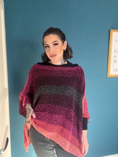 Häkelanleitung Double-Trouble-Shirt "DARK BERRY"