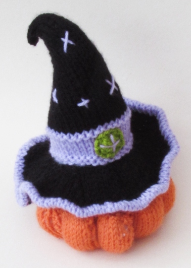 TeaCosyFolk's Witches Hat & Pumpkin Chocolate Orange Cosy Knitting Pattern