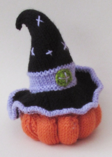TeaCosyFolk's Witches Hat & Pumpkin Chocolate Orange Cosy Knitting Pattern