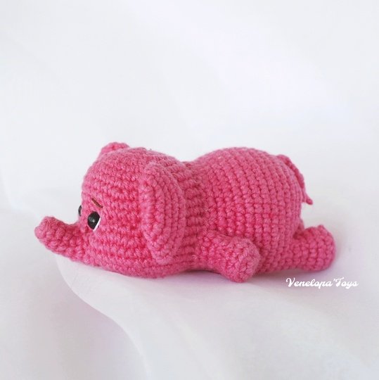 Elephant Crochet Pattern, Beginner-Friendly Amigurumi Toy