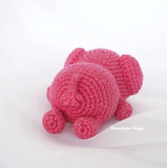 Elephant Crochet Pattern, Beginner-Friendly Amigurumi Toy
