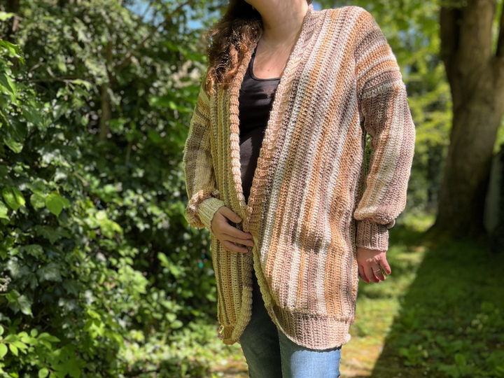 Häkelanleitung Cardigan "Coffee and Cake"