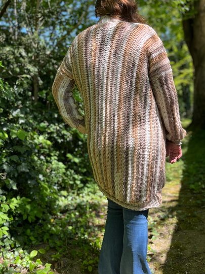 Crochet Pattern Cardigan "Coffee and Cake"