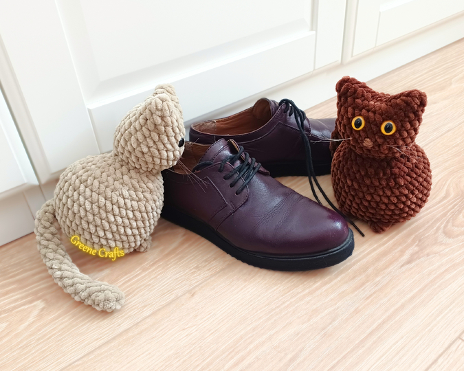 Kitten Plush Toy Crochet Pattern – Beginner-Friendly, No-Sew Amigurumi