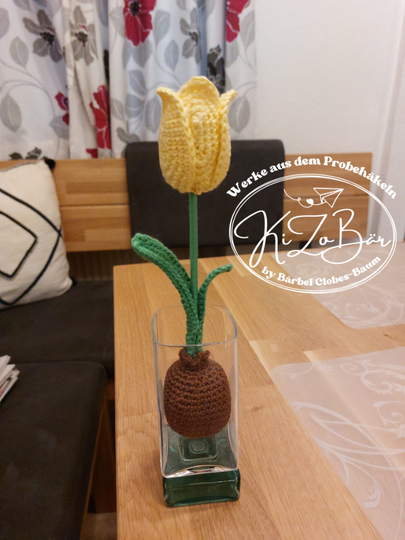 Tulipan - Häkelanleitung für eine variantenreiche Tulpe