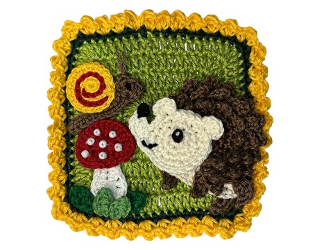Granny Square Hedgehog crochet