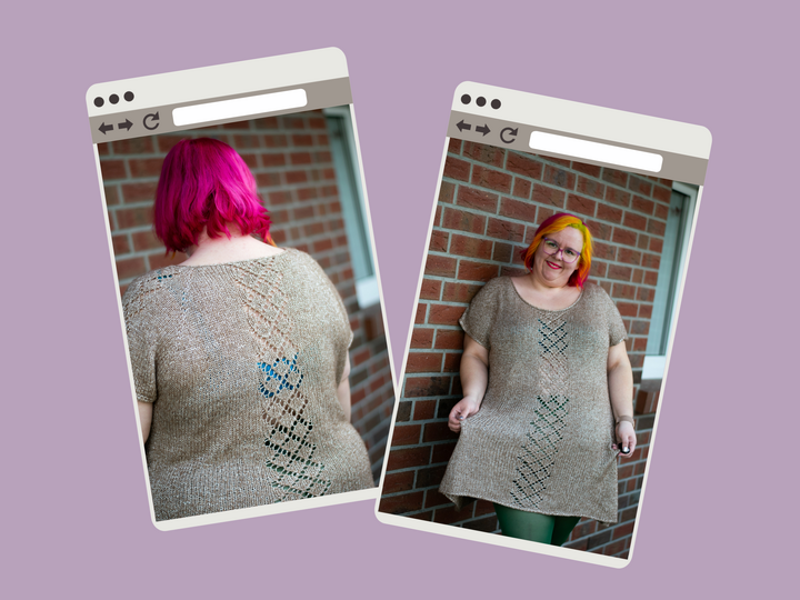 Größeninklusive Strickanleitung für das Shirt / die Tunika “Rutula”