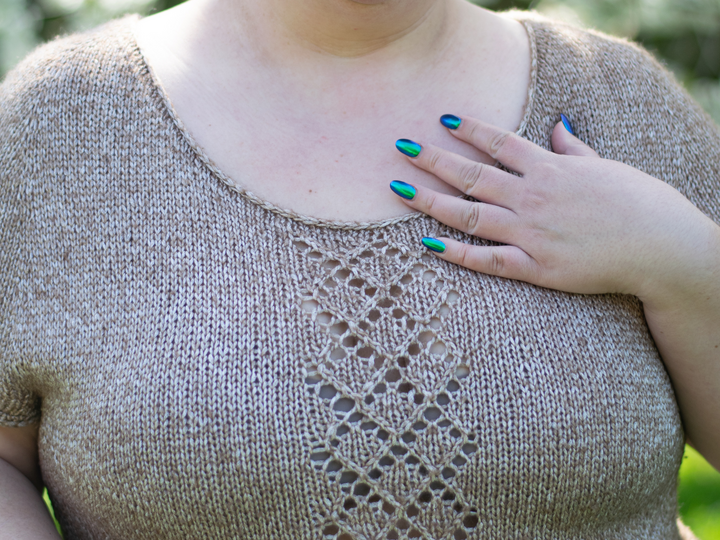 Größeninklusive Strickanleitung für das Shirt / die Tunika “Rutula”