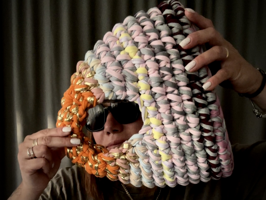 Crochet pattern tshirt yarn patchwork handbag PDF and video