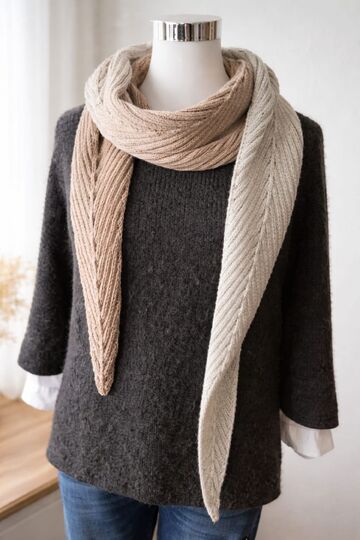 Mimi – symmetrisches Lieblingstuch stricken – PDF Anleitung
