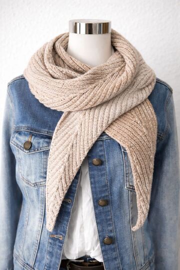 Mimi – symmetrisches Lieblingstuch stricken – PDF Anleitung