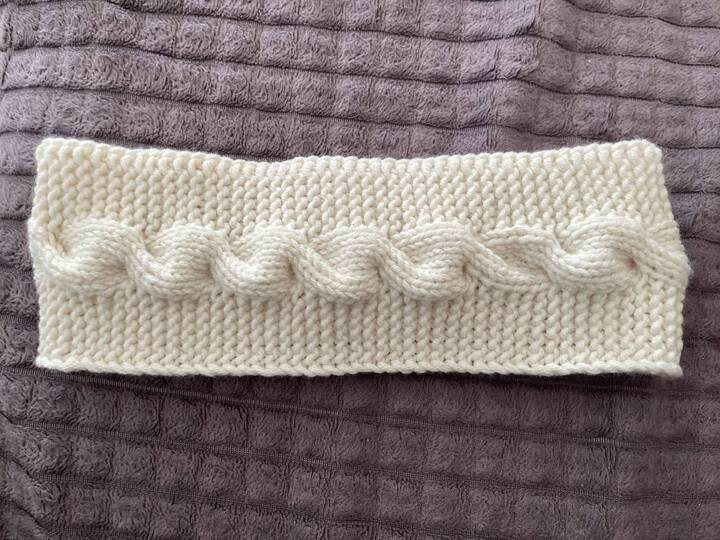 Knitted Visor Headband Pattern, Summer Knit Headband, 2 in 1 Design