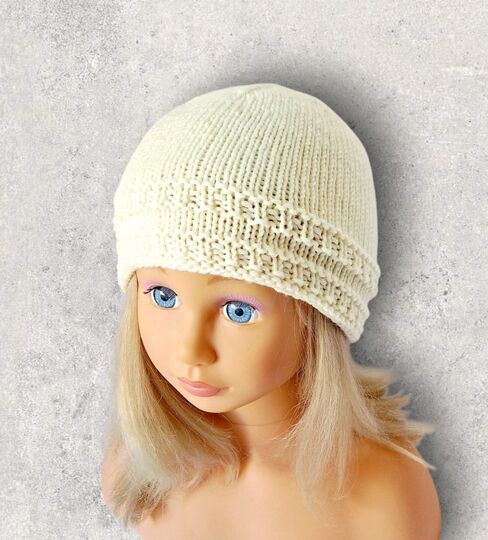 Strickanleitung Baby-Mütze in 4 Größen, ab Frühchen bis ca. 2 Jahre  #378