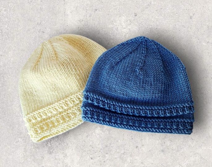 Strickanleitung Baby-Mütze in 4 Größen, ab Frühchen bis ca. 2 Jahre  #378