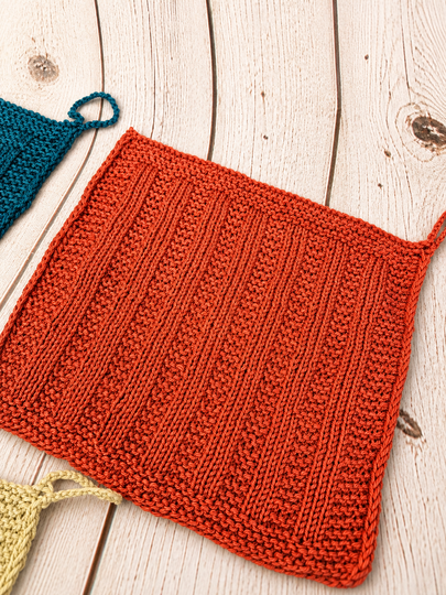 Knittingpattern Vintage Dishcloth set of 3 Designs