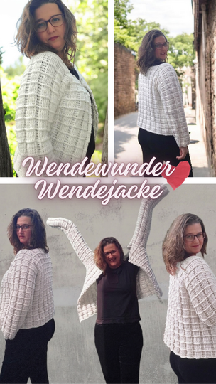 Häkelanleitung: Wendewunder Jacke – flexibel, vielseitig, einzigartig