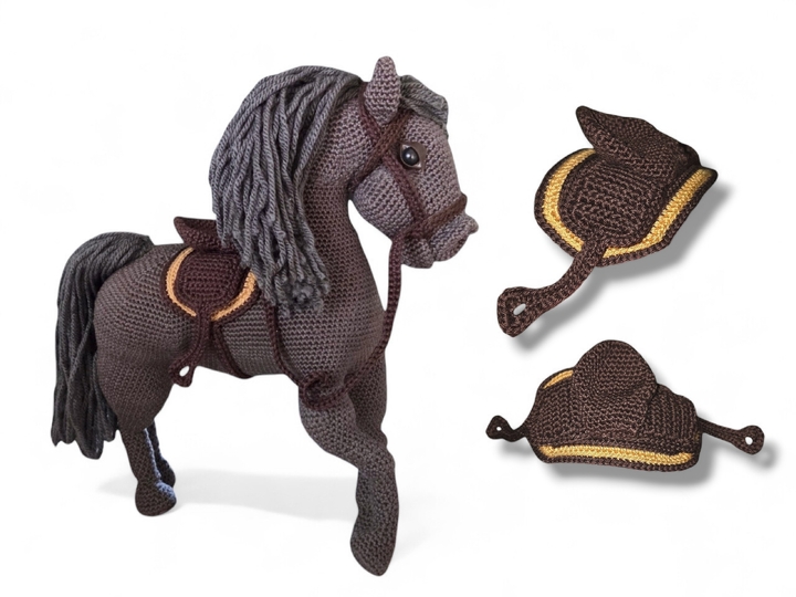 Crochet Pattern Expansion Pack (only) Saddle and Bridle