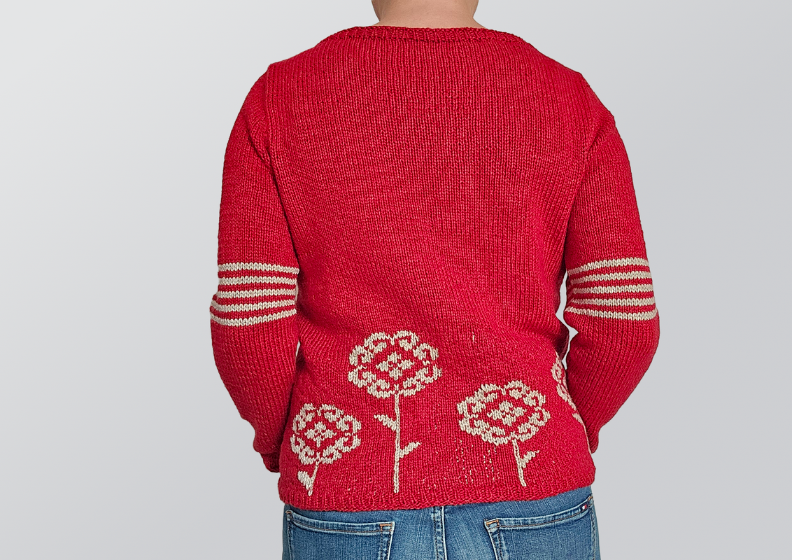 Strickanleitung für Sommerpullover Jule - Bild 3