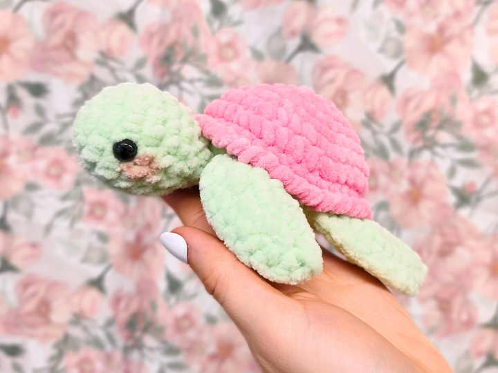 Häkelanleitung Schildkröte "Rosa"
