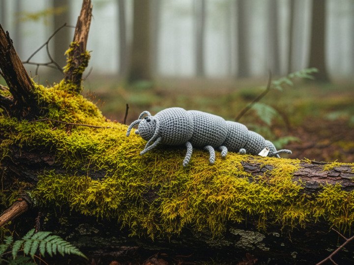 Silberfischchen "Silas" – Häkelanleitung