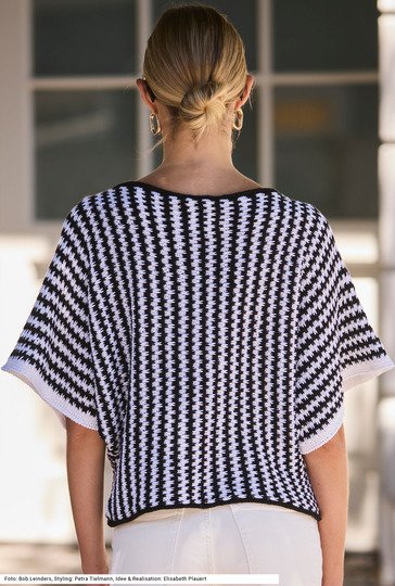 Pullover mit Hebemaschenmuster
